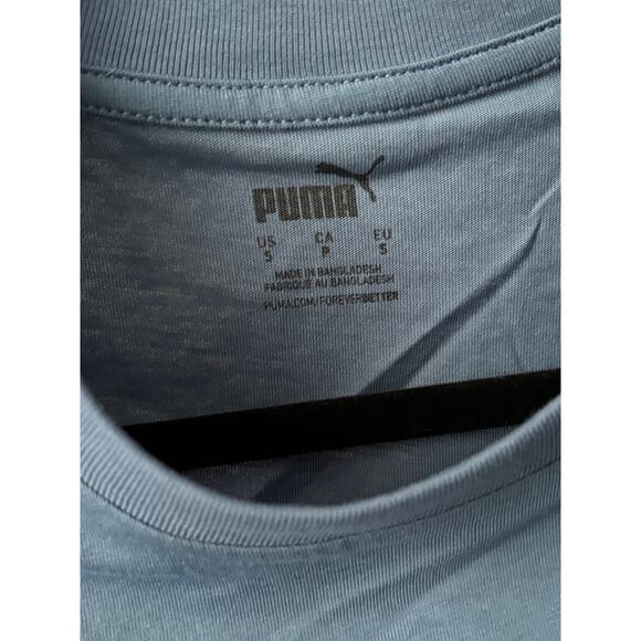 PUMA Graphic Logo T-Shirt – Blue – Size Small – NWT 👕✨ - Picture 3 of 5